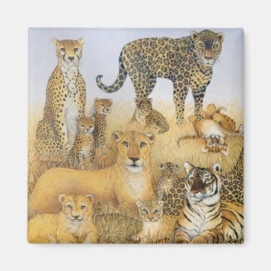 The Big Cats Magneet (Voorkant)