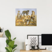 The Big Cats Poster (Thuiskantoor)