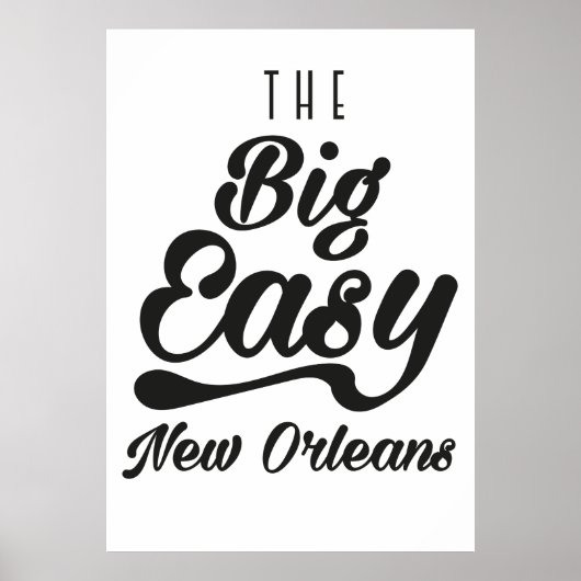 The Big Easy New Orleans Poster (Voorkant)