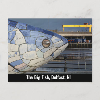 The Big Fish, Belfast, Noord-Ierland, Verenigd Kon Feestdagenkaart