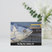 The Big Fish, Belfast, Noord-Ierland, Verenigd Kon Feestdagenkaart (Staand voorkant)