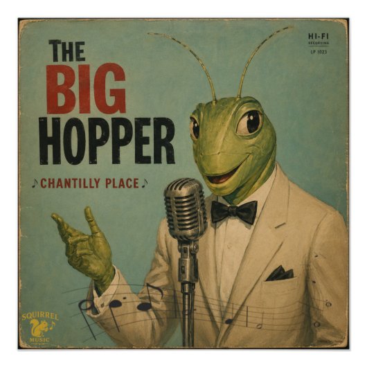 The Big Hopper Album: een Parodie Perfect Poster (Voorkant)