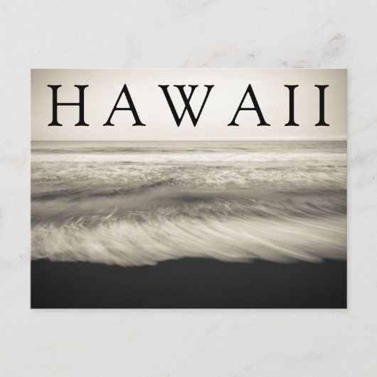 The Big Island-strand Hawaï Briefkaart (Voorkant)