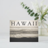 The Big Island-strand Hawaï Briefkaart (Staand voorkant)