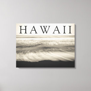The Big Island-strand Hawaï Canvas Afdruk