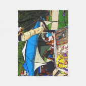 The Big Jump - Scooter Trick Fleece Deken (Voorkant)