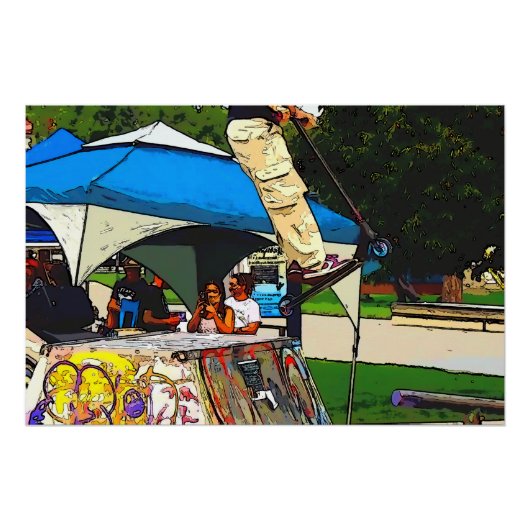 The Big Jump - Scooter Trick Perfect Poster (Voorkant)