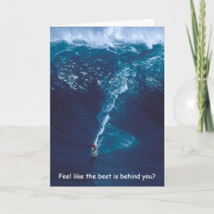 The Big Kahuna - Verjaardag van een surfer Kaart