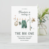 The Big One | 1e verjaardag vissen Kaart (Staand voorkant)