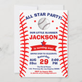 The Big One Baseball All Star Slugger Boy Birthday Kaart (Voorkant)