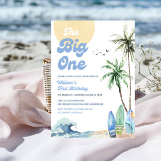 The Big ONE Beach Verjaardagsfeest Kaart