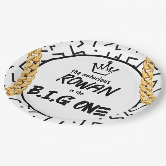 The Big One Birthday, 90's Hip Hop Paper Bord (Gekanteld)