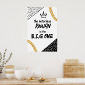 The Big One, Birthday 90's Hip Hop Party Poster (Keuken)