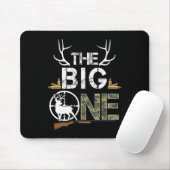 The Big One Birthday Boy Deer Hunter Camouflage 1s Muismat (Met muis)