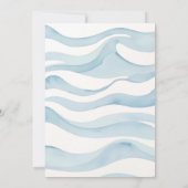 The Big One Birthday Invitation Boy Eerste Verjaar Kaart (Achterkant)