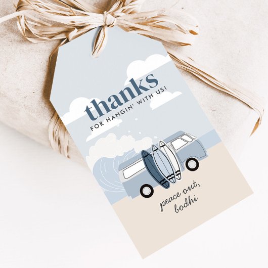 The BIG ONE Boys Beach Surven Verjaardagsgunst Cadeaulabel