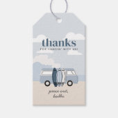 The BIG ONE Boys Beach Surven Verjaardagsgunst Cadeaulabel (Voorkant)