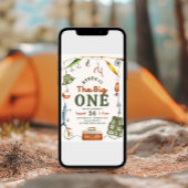 The Big One Fishing Birthday Invitation Kaart