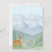 The Big One Hunting Camping 1st Birthday Kaart (Achterkant)