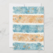 The Big One Retro Surf Beach Birthday  Kaart (Achterkant)