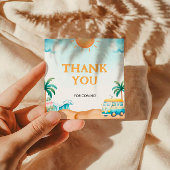 The Big One, Surf Birthday Bedankjes Labels