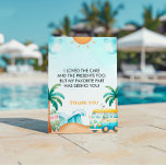 The Big One, Surf Birthday Bedankkaart<br><div class="desc">Laat je dankbaarheid blijken met ons 'The Big One' Surf Birthday Thank You Cards. Met levendige surfplank design en strand-thema graphics, deze kaarten voegen een golf van waardering aan uw oprechte bedankt. Perfect voor verjaardagsvieringen met een surf-thema, ze bieden een leuke en onvergetelijke manier om uw gasten te bedanken. Kies...</div>