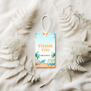 The Big One, Surf Birthday Cadeaulabel