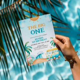 The Big One, Surf Birthday Kaart