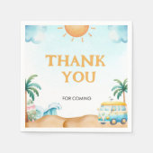 The Big One, Surf Birthday Servet (Voorkant)