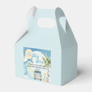 The Big One Surfing Retro Eerste Verjaardagsfeest Bedankdoosjes