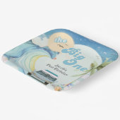 The Big One Surfing Retro Eerste Verjaardagsfeest Papieren Bordje (Gebogen)