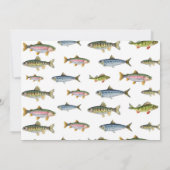 The Big One Vist 1e verjaardagsuitnodiging Kaart (Achterkant)