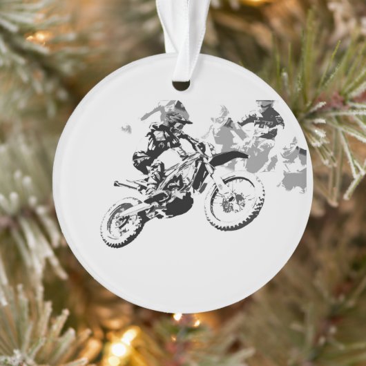 The Big Race - Motocross Racers Ornament (Boom)
