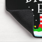 The Big Sis Elf Christmas Family Matching Xmas Sis Muismat (Hoek)