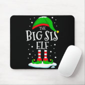 The Big Sis Elf Christmas Family Matching Xmas Sis Muismat (Met muis)