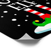 The Big Sis Elf Christmas Family Matching Xmas Sis Poster (Hoek)