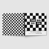 The Big Six Oh Black White Checkered 60th Birthday Gastenboek (Volledig)