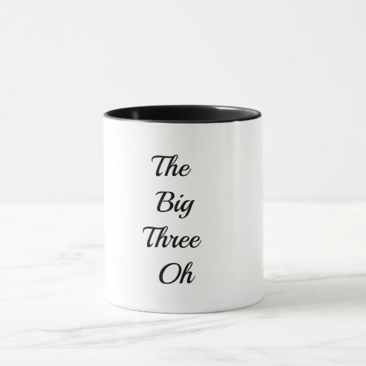 The Big Three Oh - Gelukkig 30 mokken (Midden)