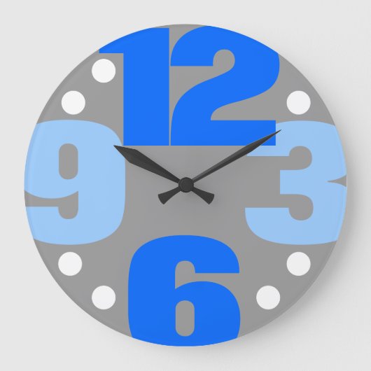 The Big Time - blauw Grote Klok (Voorkant)