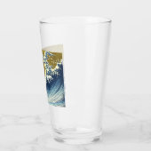 The Big Wave (Blue and Gold Japans Kunst, Hokusai) Glas (Links)