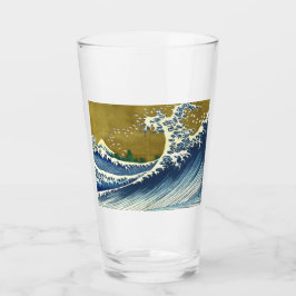 The Big Wave (Blue and Gold Japans Kunst, Hokusai) Glas