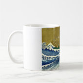 The Big Wave (Blue and Gold Japans Kunst, Hokusai) Koffiemok (Links)