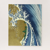 The Big Wave (Blue and Gold Japans Kunst, Hokusai) Legpuzzel (Verticaal)