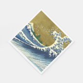 The Big Wave (Blue and Gold Japans Kunst, Hokusai) Servet (Hoek)