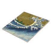 The Big Wave (Blue and Gold Japans Kunst, Hokusai) Tegeltje (Zijkant)