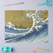 The Big Wave (Blue and Gold Japans Kunst, Hokusai) Tissuepapier (Craft)