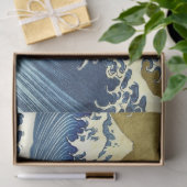 The Big Wave (Blue and Gold Japans Kunst, Hokusai) Tissuepapier (Geschenk)
