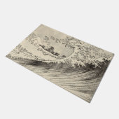The Big Wave (door Katsushika Hokusai) Deurmat (Schuin)
