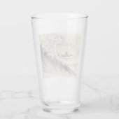 The Big Wave (door Katsushika Hokusai) Glas (Achterkant)