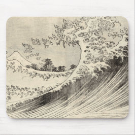 The Big Wave (door Katsushika Hokusai) Muismat